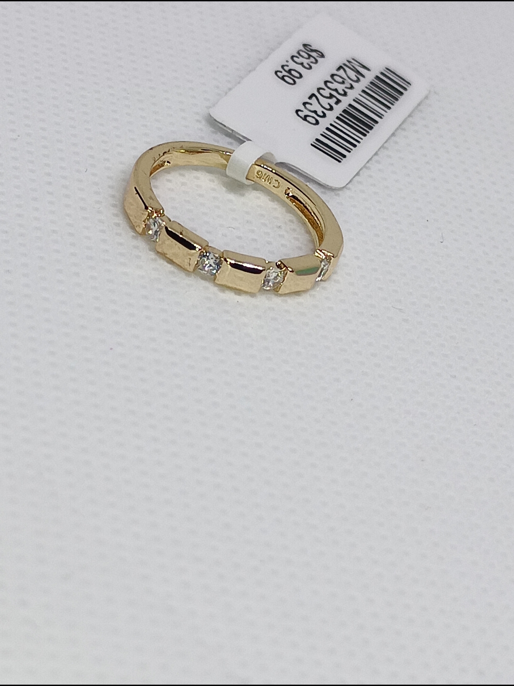 Gold Cubic Zirconia Accent Women's Ring